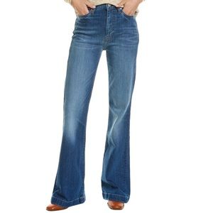 7 Seven For All Mankind Jeans Dojo Women 29 Flared Flare Inseam 31 Medium Wash